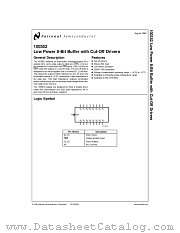 100352DMQB datasheet pdf National Semiconductor