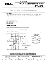 UPC4560G2-T2 datasheet pdf NEC