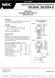 2SJ324-Z-E1 datasheet pdf NEC