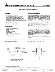 PACDN004Y datasheet pdf California Micro Devices Corp