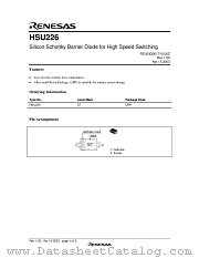 HSU226 datasheet pdf Renesas