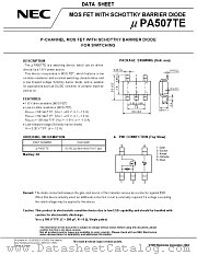 UPA507TE-T1 datasheet pdf NEC