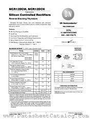 MCR12DCN datasheet pdf ON Semiconductor