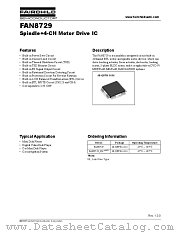 FAN8729 datasheet pdf Fairchild Semiconductor