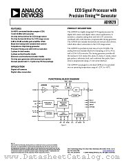 AD9929BBCZ datasheet pdf Analog Devices