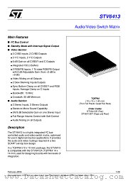 E-STV6413D datasheet pdf ST Microelectronics