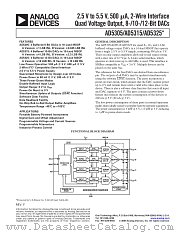 AD5325ARM datasheet pdf Analog Devices