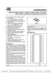 54VCXH162373 datasheet pdf ST Microelectronics