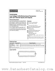 74VCX16245GX datasheet pdf Fairchild Semiconductor