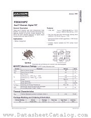 FDG6318PZ datasheet pdf Fairchild Semiconductor