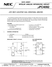 UPC4092G2-T1 datasheet pdf NEC