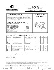 0912-25 datasheet pdf Advanced Power Technology