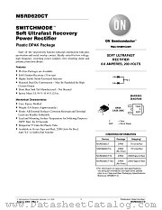 MSRD620CT datasheet pdf ON Semiconductor