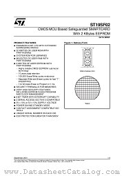 ST19SF02AD35RFLA datasheet pdf ST Microelectronics