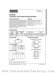NC7ST86L6X datasheet pdf Fairchild Semiconductor