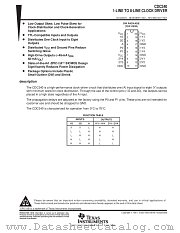 CDC340DWR datasheet pdf Texas Instruments