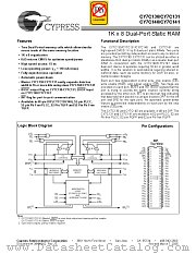 CY7C131-15JC datasheet pdf Cypress