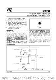 STSR30D-TR datasheet pdf ST Microelectronics