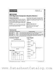 MM74HC688WMX datasheet pdf Fairchild Semiconductor