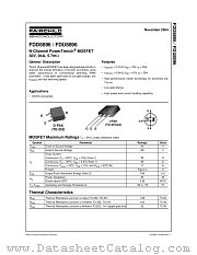 FDD8896 datasheet pdf Fairchild Semiconductor