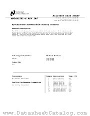 JM38510/76302BFA datasheet pdf National Semiconductor