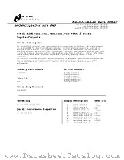 5962R9218701VSA(54ACTQ245WRQMLV) datasheet pdf National Semiconductor