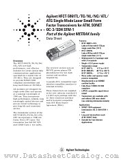 HFCT-5006 datasheet pdf Agilent (Hewlett-Packard)