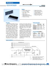 PT8105A datasheet pdf Texas Instruments