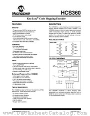 HCS360/SN datasheet pdf Microchip