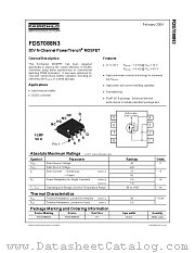 FDS7088N3 datasheet pdf Fairchild Semiconductor