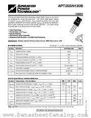 APT25GN120B datasheet pdf Advanced Power Technology