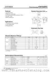 KW1S20FC datasheet pdf Cosmo Electronics