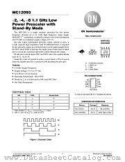 MC12093 datasheet pdf ON Semiconductor