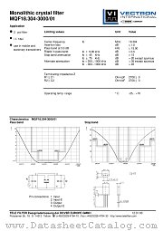 MQF18.304-3000/01 datasheet pdf Vectron