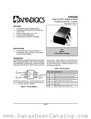 AWS5506 datasheet pdf Anadigics Inc