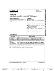 74ABT244CMSAX datasheet pdf Fairchild Semiconductor