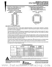 SNJ54BCT573W datasheet pdf Texas Instruments