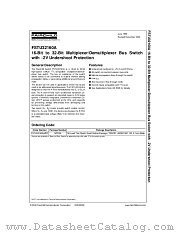 FSTU32160AMTDX datasheet pdf Fairchild Semiconductor