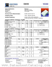 C5310 datasheet pdf Vectron