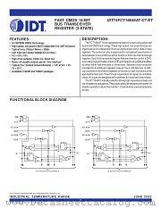 IDT74FCT16646ETPA8 datasheet pdf IDT