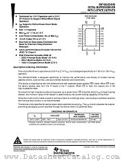 SN74AUCH240 datasheet pdf Texas Instruments