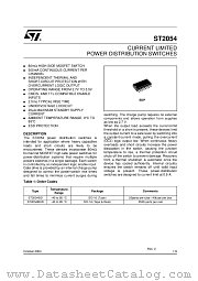 ST2054 datasheet pdf ST Microelectronics