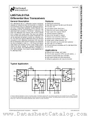 LMS75ALS176AM datasheet pdf National Semiconductor