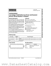 74VCXH162244MTX datasheet pdf Fairchild Semiconductor