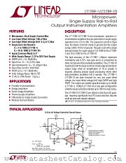 LT1789-10 datasheet pdf Linear Technology