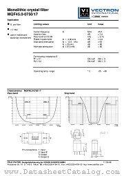 MQF45.0-0750/17 datasheet pdf Vectron