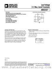 ADG3232BRJ-REEL7 datasheet pdf Analog Devices