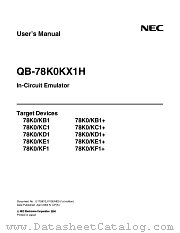 QB-78K0KX1H-T30MC datasheet pdf NEC
