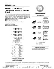 MC10H124MEL datasheet pdf ON Semiconductor