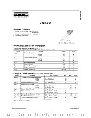 KSP56BU datasheet pdf Fairchild Semiconductor